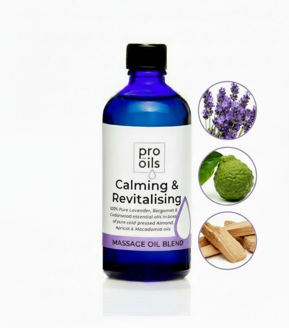 Calming & Revitalising Massage Oil Blend