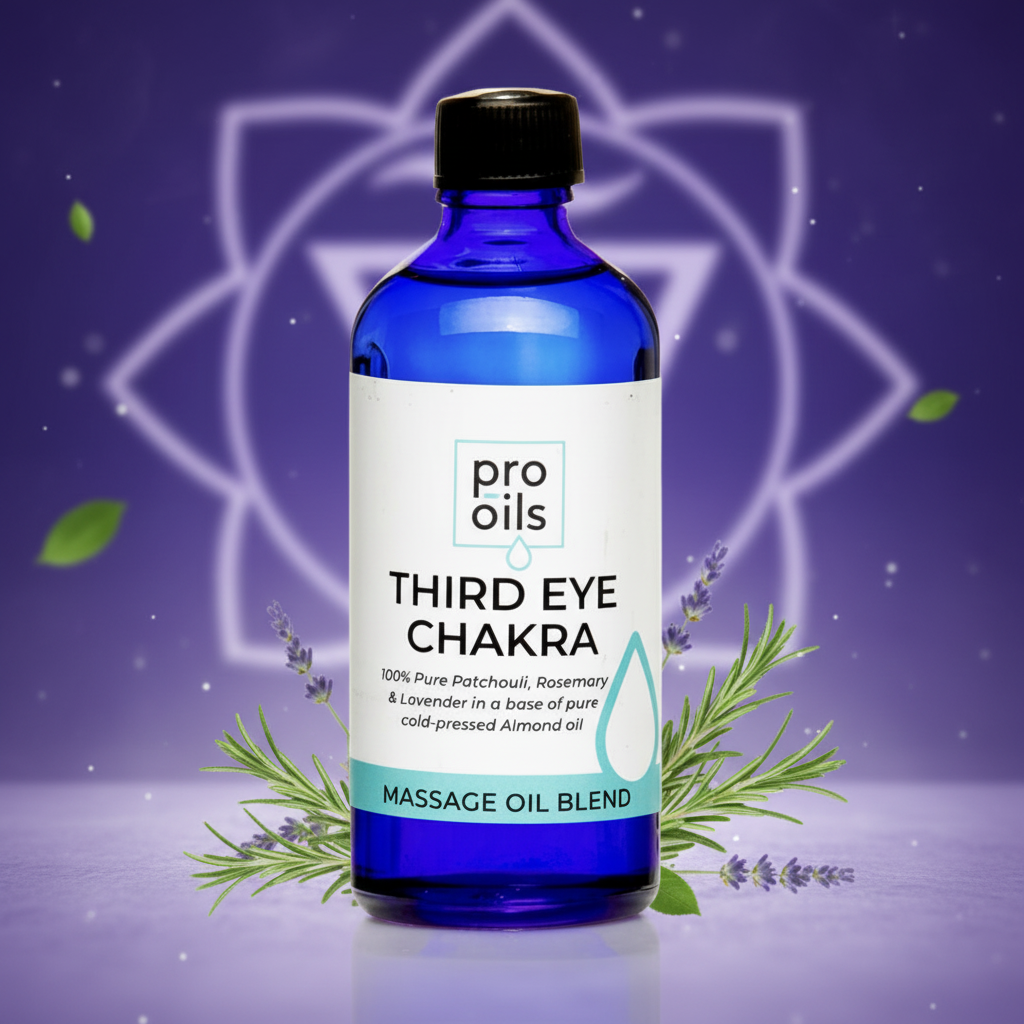 Chakra Third Eye – Intuition Massage & Body Oil
