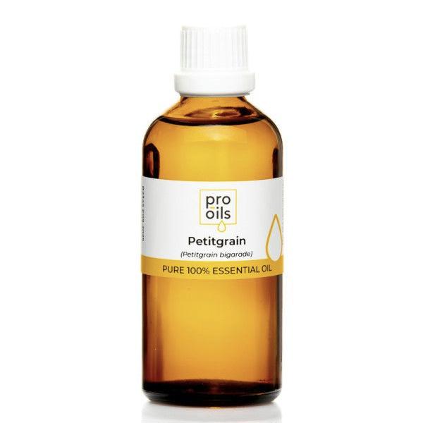 Petitgrain essential oil bottle for stress relief and emotional balance