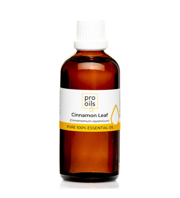PRO-OILS Pure Cinnamon Leaf Essential Oil for Mood and Circulation Support