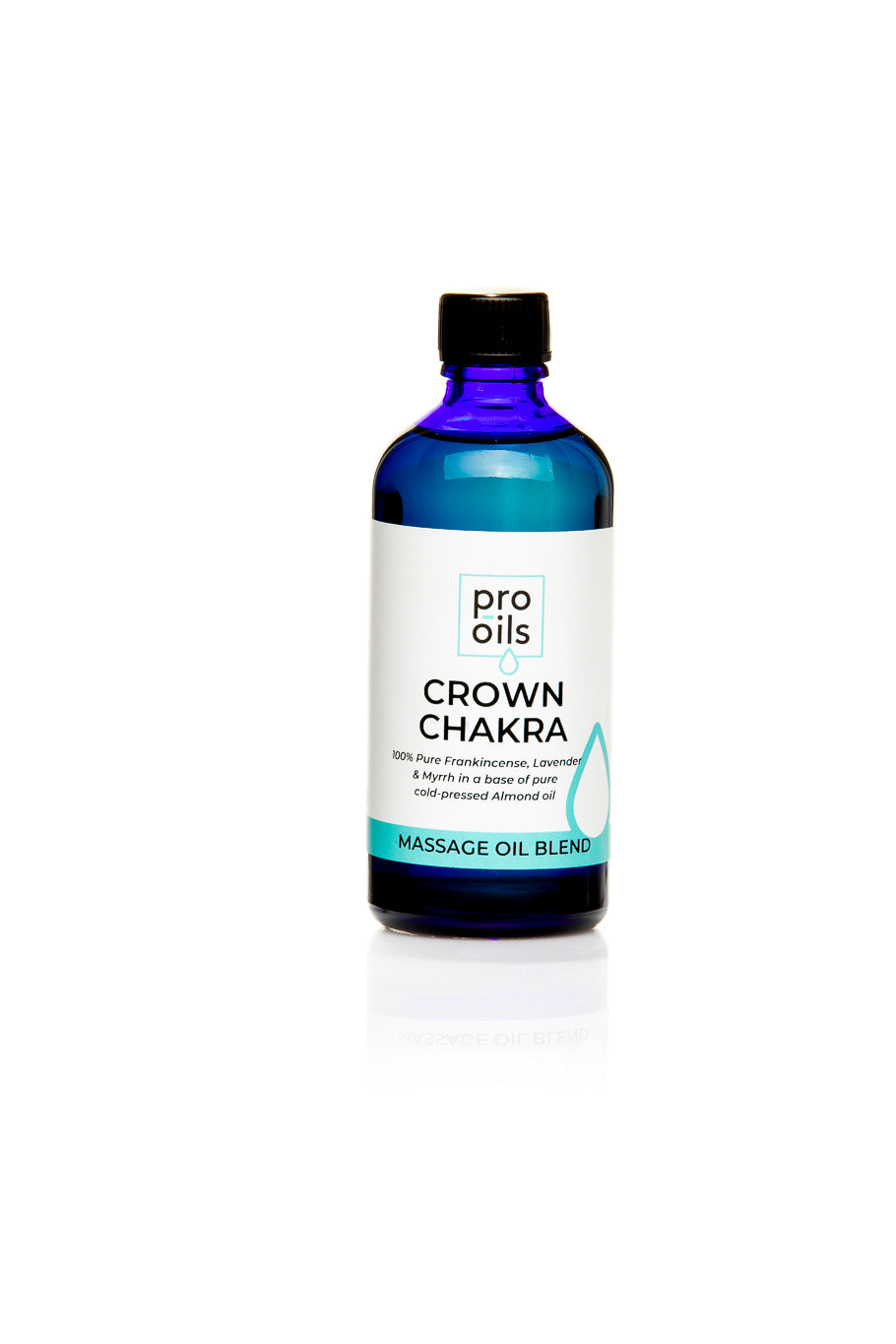 Pro Oils Chakra Crown Wisdom Massage Oil, Australian professional-grade massage oil for chakra alignment