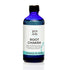Blue bottle of Pro Oils Root Chakra massage oil blend on a white background