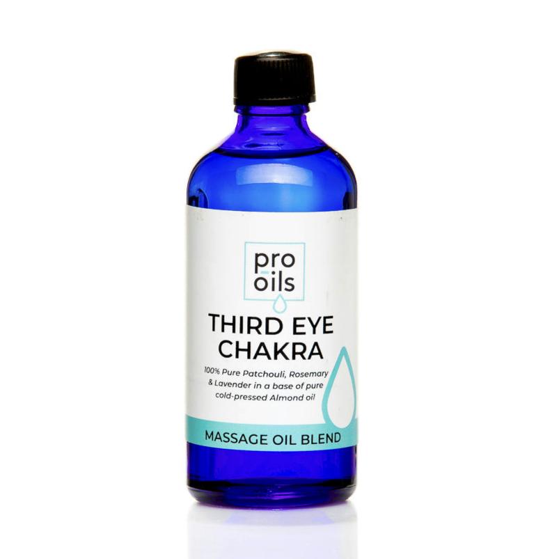 Pro Oils Chakra Third Eye Intuition Massage Oil for clarity and intuition