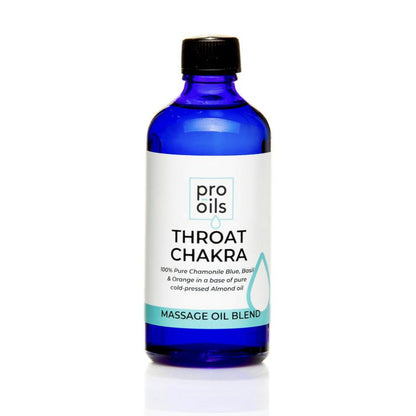 Pro Oils Chakra Throat Expansion Massage Oil for communication and balance