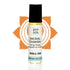 Roll-on bottle of Pro Oils Sacral Chakra essential oil with a sunflower design in the background.