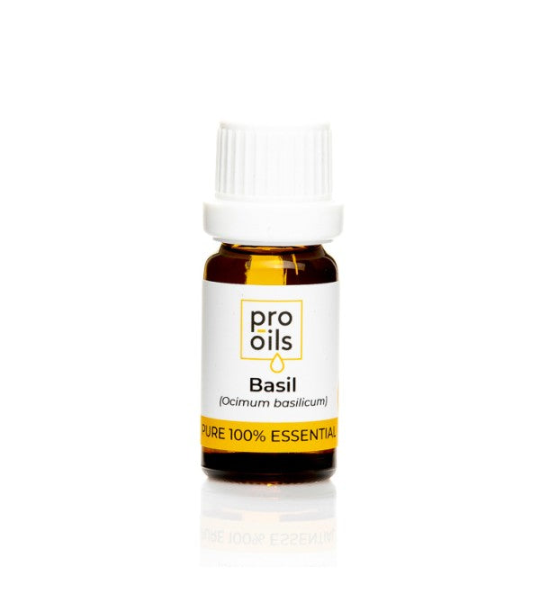 PRO-OILS Pure Basil Essential Oil Bottle