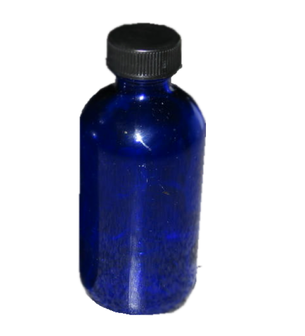 Blue Cobalt bottle with cap - Pack of 6
