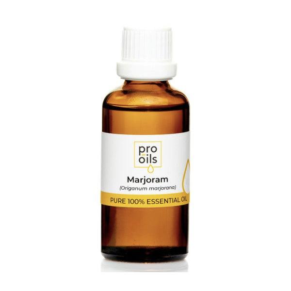 Marjoram Sweet Essential Oil bottle for relaxation and muscle relief