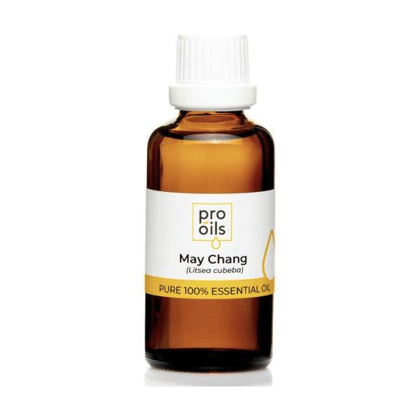 May Chang essential oil bottle for aromatherapy and relaxation