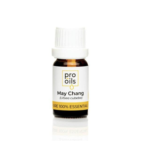 May Chang essential oil bottle for aromatherapy and relaxation