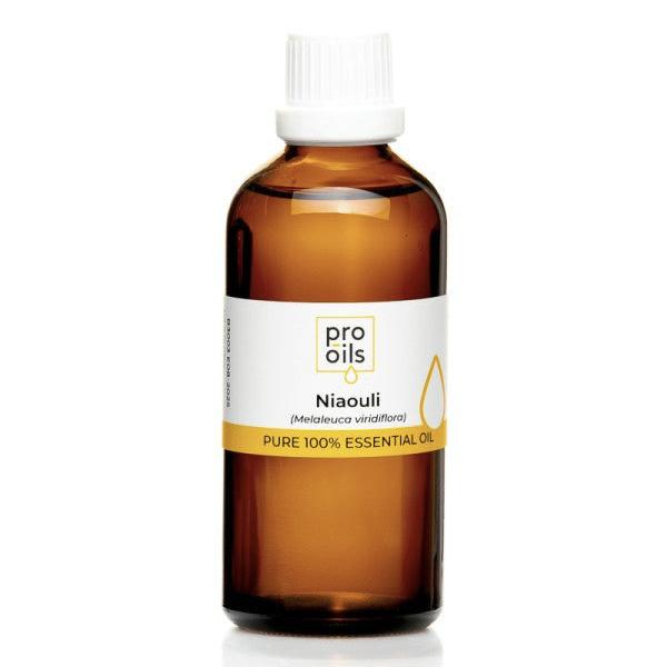 Niaouli essential oil bottle for respiratory support and skincare