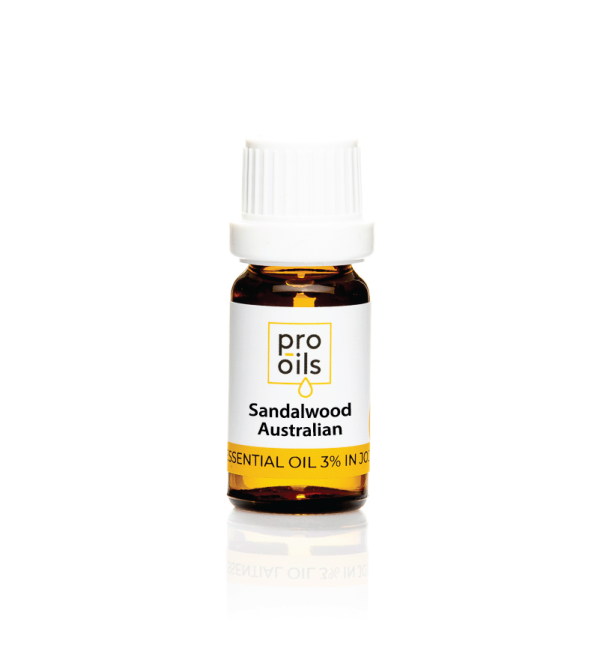 Pro Oils Australian Sandalwood essential oil for relaxation and skincare, 100% Australian made