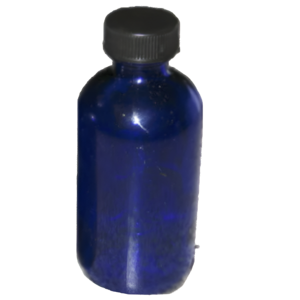 Pro-Oils Blue Cobalt Bottles with Cap – Pack of 6 for essential oil storage