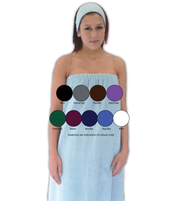 Pro-Oils Body Wrap Single Sided Terry Towelling – Soft and Secure Spa Wrap for Skin Comfort, ideal for Australian retailers and wholesalers