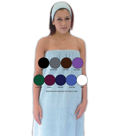 Pro-Oils Body Wrap Single Sided Terry Towelling – Soft and Secure Spa Wrap for Skin Comfort, ideal for Australian retailers and wholesalers