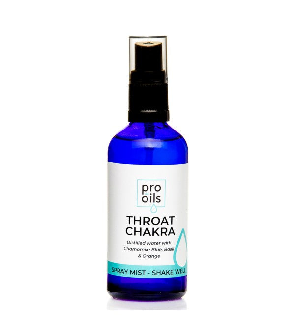 Pro Oils Chakra Spritz Throat Expansion - Professional-grade essential oil mist for enhancing communication