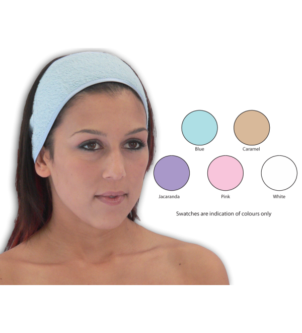 Pro-Oils Head Band Pack of 2 – Double-Sided Terry Towelling for Salons and Spas, ideal for Australian retailers