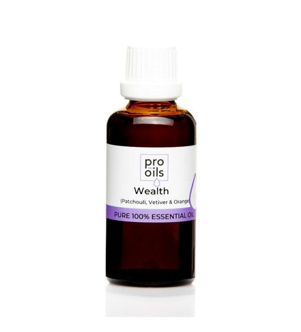 Pro Oils Wealth Blend essential oil for promoting prosperity and abundance, 100% Australian owned