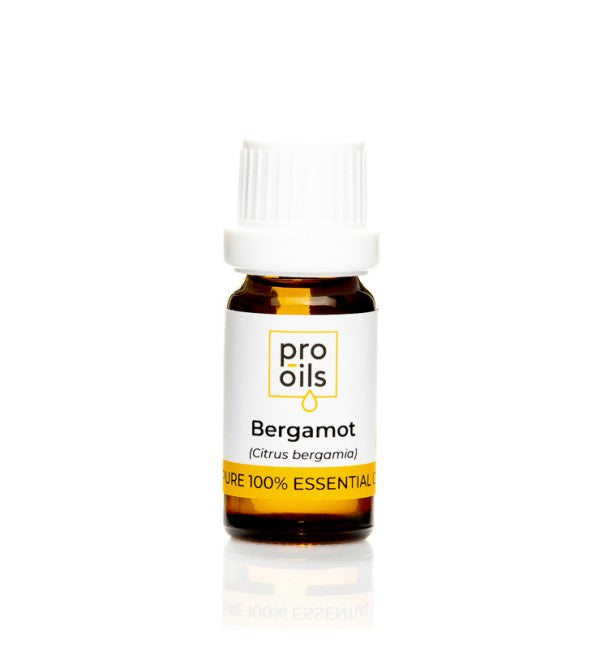 PRO-OILS Pure Bergamot Essential Oil Bottle for Skin Care and Anxiety Relief