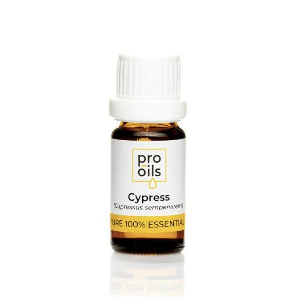 PRO-OILS Pure Cypress Essential Oil Bottle for Respiratory Health and Stress Relief