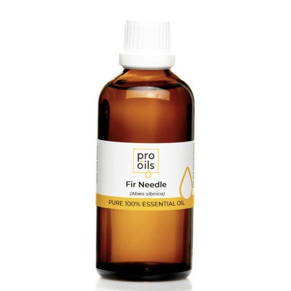 PRO-OILS Pure Fir Needle Essential Oil Bottle for Stress Relief and Respiratory Health