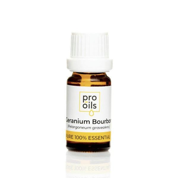 PRO-OILS Pure Geranium Bourbon Essential Oil for Skin Care and Stress Relief